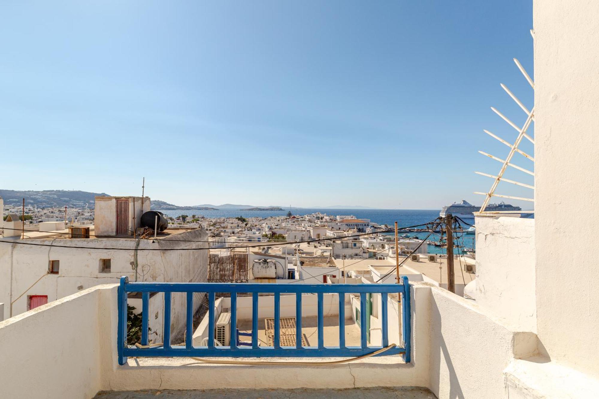 Elenitas Town House With Veranda And Sea View Mykonos Town Extérieur photo
