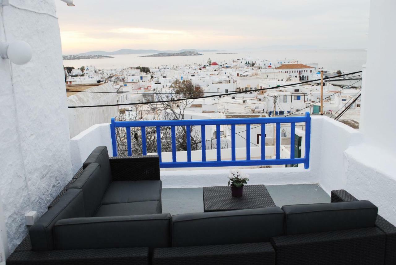 Elenitas Town House With Veranda And Sea View Mykonos Town Extérieur photo